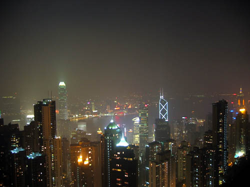 香港维多利亚港夜景